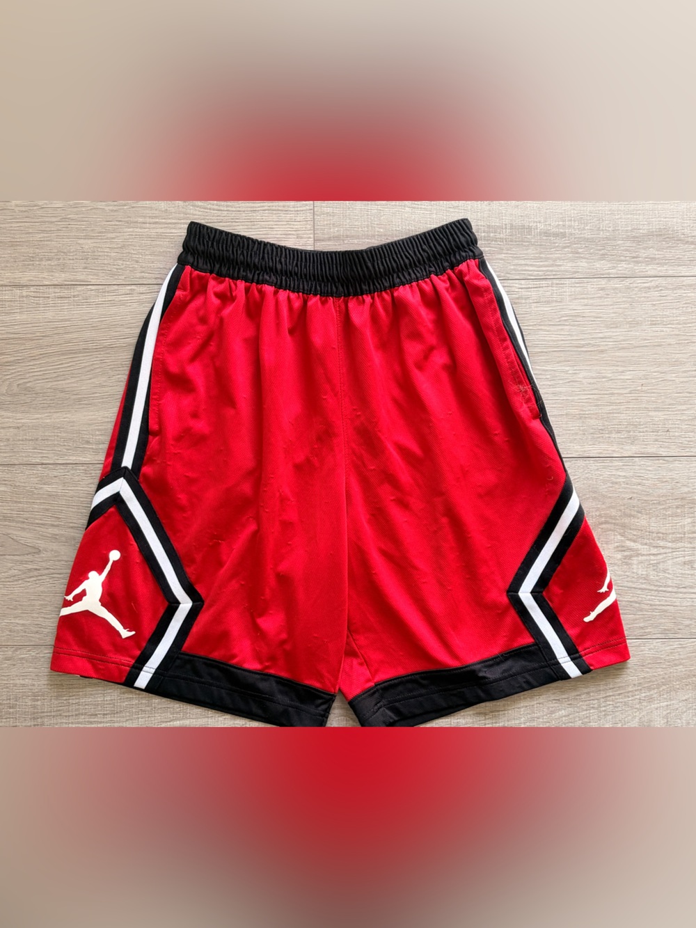 Nike Jordan Jumpman Basketball Shorts Men’s M Red Black Athletic Gym Dri-FIT
